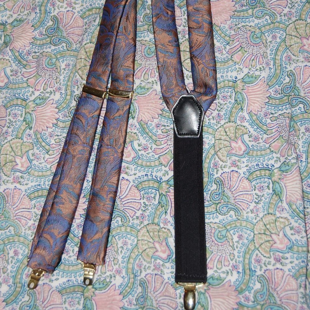 Vintage 80s suspenders